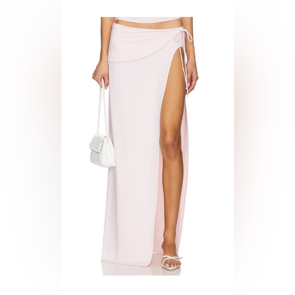 Lioness Light Pink Maxi Skirt